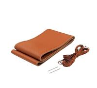 Housse Volant Voiture Housse Volant Voiture en Cuir, pour Volvo FH FM, 42/45/47/50 CM, pour Bus, Camion Et Voiture Car Steering Wheel Cover(Brown 47CM)