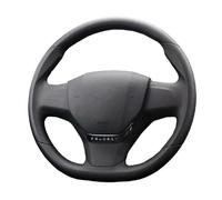 Housse Volant Voiture Housse Volant Voiture Pour Citroen Pour Jumpy Pour Expert Pour Spacetourer Pour Scudo Cuir Noir(Grey line)