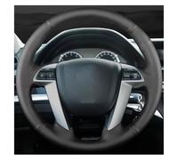 Housse Volant Voiture pour Accord 8 pour Odyssée pour Pilote Housse De Volant Voiture en Cuir Microfibre Antidérapante Respirante Accessoires Protection(Gray Thread)