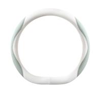 Housse Volant Voiture pour Chevrolet Bolt EV 5 Seats 2025 Caches de Volant Antidérapant Protecteur de Volant Couvre Volant Voiture,Type D-White Green