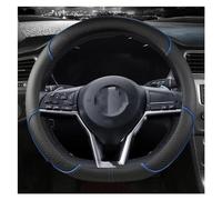 Housse Volant Voiture pour Nissan pour x-Trail pour Qashqai pour Rogue pour Sport pour Rogue 2017 2018 2019 2020 2021 Couverture de Volant de Voiture Type D Caches Volant(Blue)