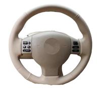 Housse Volant Voiture pour Nissan Tiida 2004-2010, Sylphy 2006-2011, Versa Et Note 2007-2011 Accessoires Auto Housse Tressée pour Volant.(Nonporous Beige)