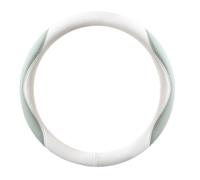 Housse Volant Voiture pour Nissan Z 2seats 2025 Caches de Volant Antidérapant Protecteur de Volant Couvre Volant Voiture,Type O-White Green