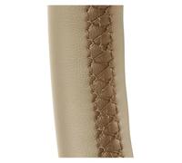 Housse Volant Voiture pour Seat pour Leon 5F pour Mk3 pour Ibiza 6J pour Tarraco pour Arona pour Ateca pour Alhambra Couverture De Volant Voiture Auto(Beige)