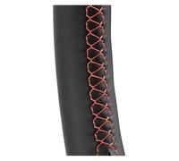 Housse Volant Voiture pour Seat pour Leon 5F pour Mk3 pour Ibiza 6J pour Tarraco pour Arona pour Ateca pour Alhambra Couverture De Volant Voiture Auto(Orange Line)