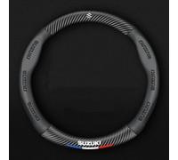 Housse Volant Voiture pour Suzuki Swift IV Year of Manufacture 2010 2011-2017, Protection Auto Antidérapant Respirant Intérieur Couvre Roue Garniture Accessoire Cuir Direction