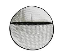Housse Volant Voiture Voiture Volant Couverture Pare-Soleil Double Épais Protection Solaire Pliable Anti-UV Crème Solaire Fournitures Argent