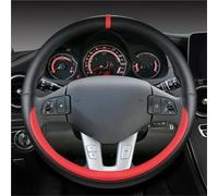 Housse Volants Voiture Housse Volant Voiture Cuir Microfibre pour Kia pour Sportage 3 2011-2014 pour Ceed 2010-2012 Accessoires Protecteur de Volant(Rouge)