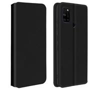 Housse Wiko View 5 / 5 Plus Étui Folio Portefeuille Fonction Support noir Noir
