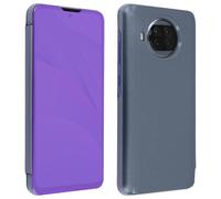 Coque et étui téléphone mobile Avizar Housse pour Xiaomi Mi 10T Lite Clapet translucide Design Miroir Support Vidéo violet