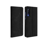 Housse pour Xiaomi Mi 9 Etui Coque Effet Vieilli Porte-cartes Support - Noir