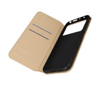 Housse pour Xiaomi Poco X4 Pro 5G Portefeuille Fonction Support Vidéo or
