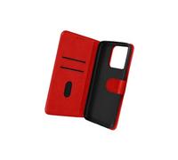 Housse Xiaomi Redmi 10A Clapet Portefeuille Fonction Support Vidéo rouge