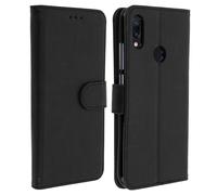Housse Xiaomi Redmi Note 7 Étui Portefeuille Support Stand - noir