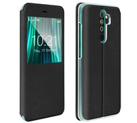 Housse Xiaomi Redmi Note 8 Pro Fenêtre d'affichage Protection Intégrale Noir