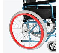 Housses antidérapantes en silicone pour roues arrière de fauteuil roulant, améliore l'adhérence et la traction, améliore la mobilité et le contrôle