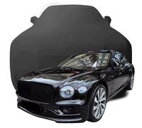 Housses Auto pour Bentley Flying Spur Black Edition 2023 2024 2025 2026, Coton Extensible Respirant Auto Covers Anti-Poussière et Anti UV Housse de Protection,Black