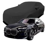 Housses Auto pour BMW 7 Series xDrive60 i7 2023 2024 2025, Coton Extensible Respirant Auto Covers Anti-Poussière et Anti UV Housse de Protection,Black