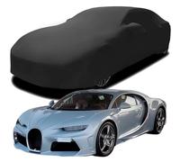 Housses Auto pour Bugatti Chiron Super Sport, Coton Extensible Respirant Auto Covers Anti-Poussière et Anti UV Housse de Protection,Black