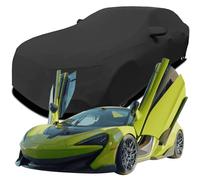 Housses Auto pour GTA Real-Life Version: McLaren 600 LT | McLaren 2023 2024 2025, Bâche Intérieure Coton Extensible Respirante, Anti-Poussière et Anti-UV Accessoires,Black