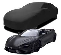 Housses Auto pour Mclaren 765LT Spider 2022 2023 2024 2025 2026, Coton Extensible Respirant Auto Covers Anti-Poussière et Anti UV Housse de Protection,Black