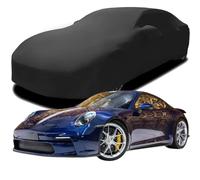 Housses Auto pour Porsche 911 GT3 Touring 992, Coton Extensible Respirant Auto Covers Anti-Poussière et Anti UV Housse de Protection,Black