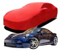 Housses Auto pour Porsche 911 GT3 Touring 992, Coton Extensible Respirant Auto Covers Anti-Poussière et Anti UV Housse de Protection,Red