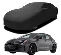Housses Auto pour Toyota GR Corolla, Coton Extensible Respirant Auto Covers Anti-Poussière et Anti UV Housse de Protection,Black