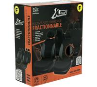 Housses auto - XLCOVER - Fractionnable - Compatible Airbags - Housses sièges avant, appuis-tête et banquette arrière