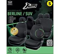 Housses auto - XLCOVER - SUV/Berline - Fractionnable - Housses assises/dossiers avant, appuis-tête et banquette arrière