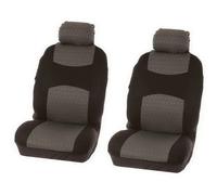 HOUSSES AVANT DE SIEGES UNIVERSEL CHICAGO GRIS/NOIR 4PCS (AIRBAG) X2