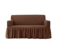 Housses Canapé Très Extensibles Avec Jupe, Housses Canapé Super Douces 1/2/3/4 Places Housse Canapé Tout Compris Housse Canapé Extensible Lavable Housse Protection Me(Size:2 Seater(140-185cm),Color:A)