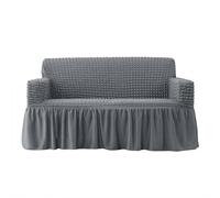 Housses Canapé Très Extensibles Avec Jupe, Housses Canapé Super Douces 1/2/3/4 Places Housse Canapé Tout Compris Housse Canapé Extensible Lavable Housse Protection Me(Size:2 Seater(140-185cm),Color:F)