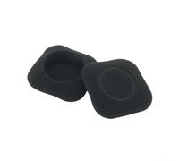 Housses carrées épaisses en mousse pour écouteurs Logitech H150, H130, H250 - 48 x 48 mm - Coussinets de rechange souples - Isolation sonore - Noir ou gris