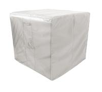 Housses carrées imperméables pour meubles de jardin, 242 x 162 x 100 cm, protection UV et neige pour extérieur, ensemble de cubes, protection durable pour meubles d'extérieur argentés.