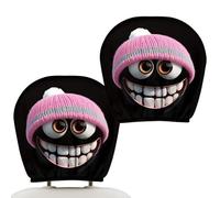 Housses D'appui-tête Amusantes Pour Voitures - 2 Pièces Décoration De Siège Véhicule - Housse Protectrice D'appui-tête,pour Automobilistes SUV Camping Cars Voyageurs Trajets Quotidiens Road