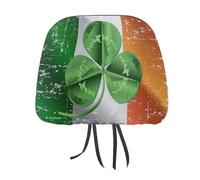 Housses d'appui-tête de voiture avec drapeau irlandais pour la Saint-Patrick, housses universelles pour sièges avant et arrière, adaptées à la plupart des voitures, berlines, SUV, cadeau unique pour