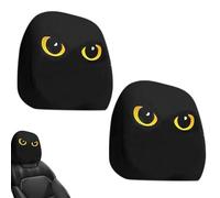 Housses D'appuie-Tête Pour Voiture, Housses D'appuie-Tête Halloween, Protections D'assise Avants Pour Voiture Avec Dessins Humoristiques, Houssess D'assise Universelles Big Eyes Pour Pour