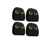 Housses D'appuie-Tête Pour Voiture, Lot de 2 Housses D'appuie-Tête Halloween, Protections D'assise Avants Pour Voiture Avec Dessins Humoristiques, Houssess D'assise Universelles Big Eyes Pour Pour