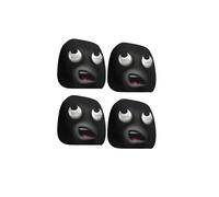 Housses D'appuie-Tête Pour Voiture, Lot de 2 Housses D'appuie-Tête Halloween, Protections D'assise Avants Pour Voiture Avec Dessins Humoristiques, Houssess D'assise Universelles Big Eyes Pour Pour