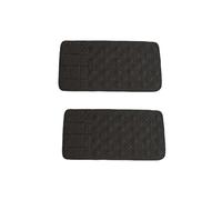 Housses de accoudoirs rembourrées avec Poches de Rangement & antidérapantes, Protège-Bras de canapé Protections pour canapés, fauteuils et sièges de Salon(Black,2pcs)