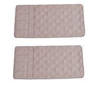Housses de accoudoirs rembourrées avec Poches de Rangement & antidérapantes, Protège-Bras de canapé Protections pour canapés, fauteuils et sièges de Salon(Red and Gray,2pcs)