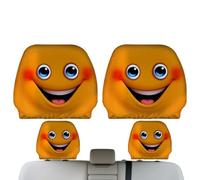 Housses de Appuie-Tête | 2 Pièces Protège-Appuie-Tête Siège Auto - Taie Protectrice Farce pour Trajets Voyage Familial Conduite Extérieur - Véhicule Maison Famille Voyage Extérieur Camion