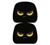 Housses De Appuie-Tête Voiture Drôles - 2 Pièces Housses de Siège Auto Imprimées Drôles - Élastique Confortable pour Longs Trajets Vacances Halloween - Pour Voyage Routier Trajet Quotidien