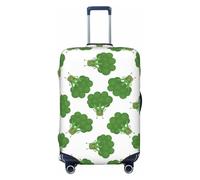 Housses de bagage de voyage amusantes en brocoli brillant, housses de valise élastiques, protège-bagages de 45 à 81 cm, noir, M