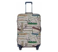 Housses de bagage de voyage avec motif de gnomes amusants et mignons, housses de valise élastiques, protection pour bagages de 45,7 à 81,6 cm, noir, M