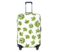 Housses de bagage de voyage drôles de brocoli de dessins animés, housses de valise élastiques, protège-bagages de 45,7 à 81,6 cm, noir, XL