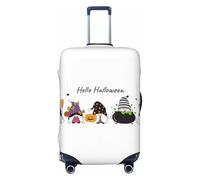 Housses de bagage de voyage Halloween Happy Old Man A - Élasticité - Housses de protection pour bagages de 45,7 à 81,3 cm, noir, X-Large