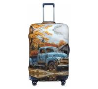 Housses de bagage rustiques vintage pour camionnettes d'automne, housses de valise élastiques, protège-bagages de 45,7 à 81,3 cm, noir, L