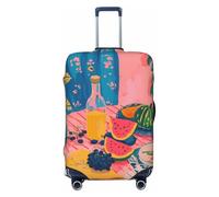 Housses de bagages colorées pour table de fruits d'été, housses élastiques pour valises de 45 à 81 cm, Noir, CH